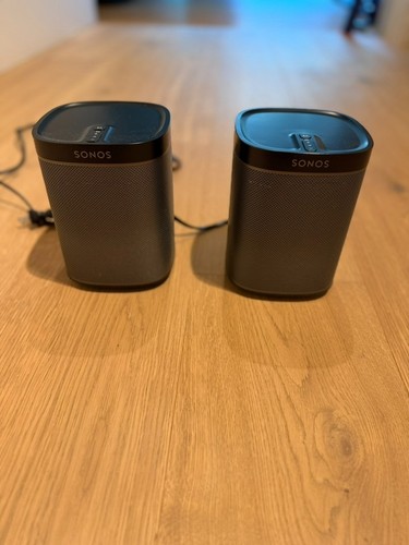 Sonos play speakers - sonos, black
