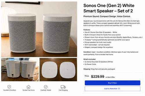 Set sonos one - set, gen